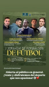 I Jornada de Formación de Fútbol